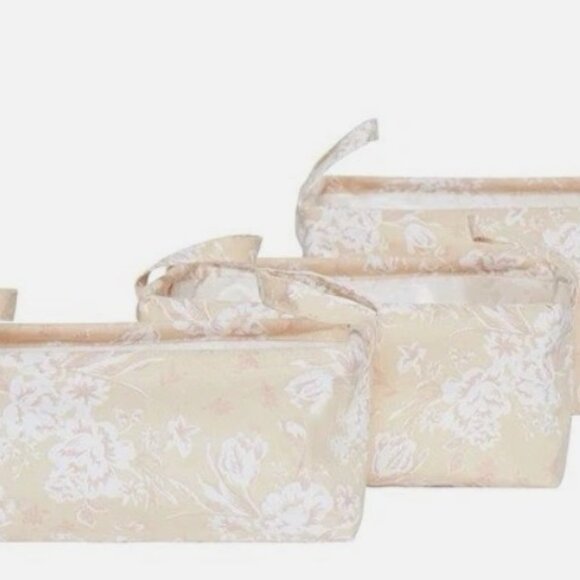 Summer & Rose Storage Baskets Set Of 3 - Picture 1 of 4